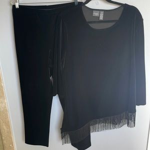 COPY - Chico’s Traveler Velvet Sweatsuit